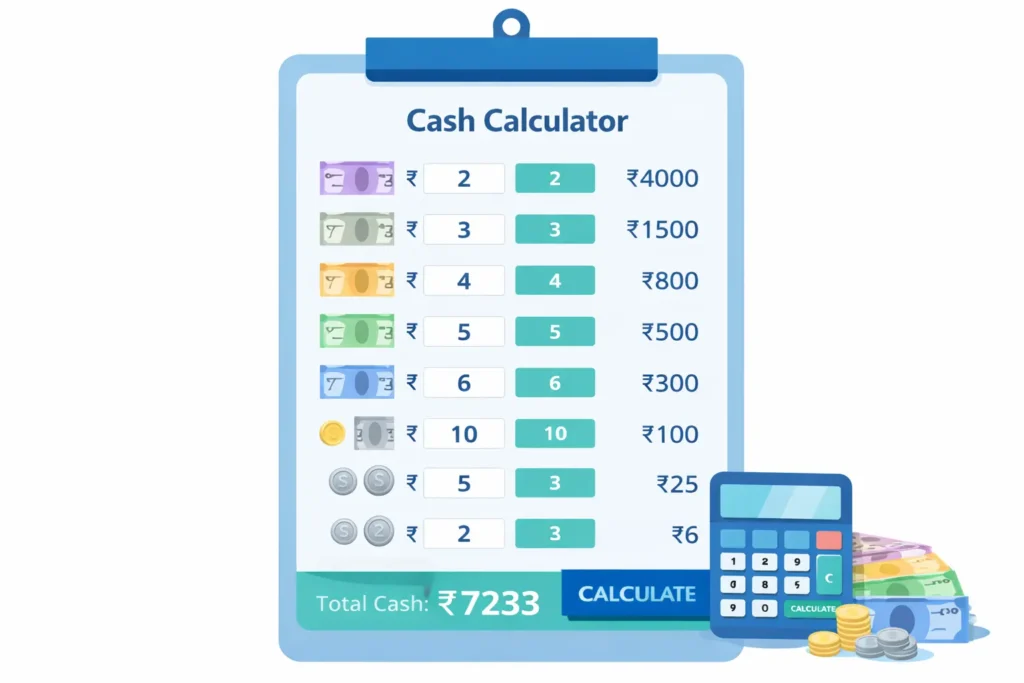 Money Counting Calculator 