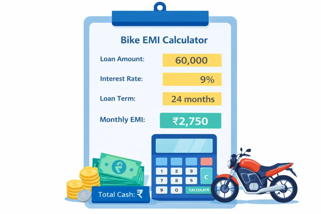 Bike EMI calculator